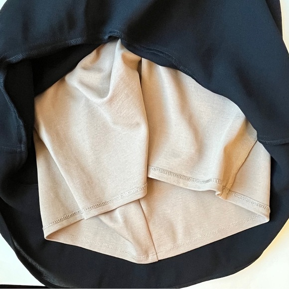 🏷️ 2/$20 Greylin Black and Red Embroidered Illusion Neckline Cocktail Dress - Picture 11 of 12